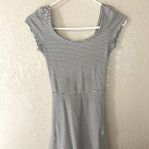 American eagle stripped skater dress